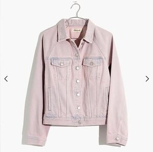 Madewell The Raglan Oversized Jean Jacket: Overdyed Edition